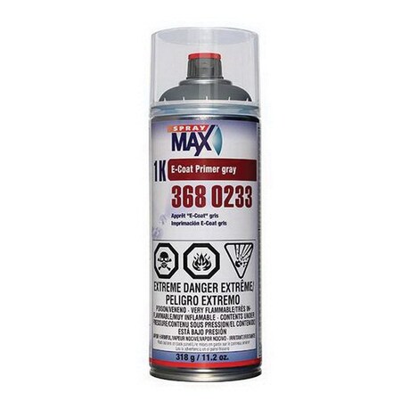 Spraymax, Peter Kwasny 1K E-Coat Primer- Gray, Can 3680233